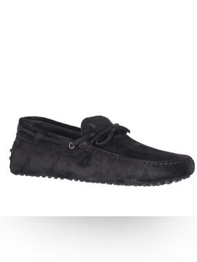 Tod's Suede Gommino Driving Loafers  Men's Black Size US Sz 9 / TOD’S Sz 7.5